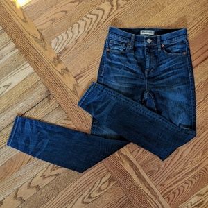 Madewell high riser skinny jeans size 26